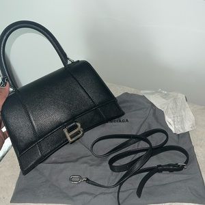 Balenciaga small hourglass in black